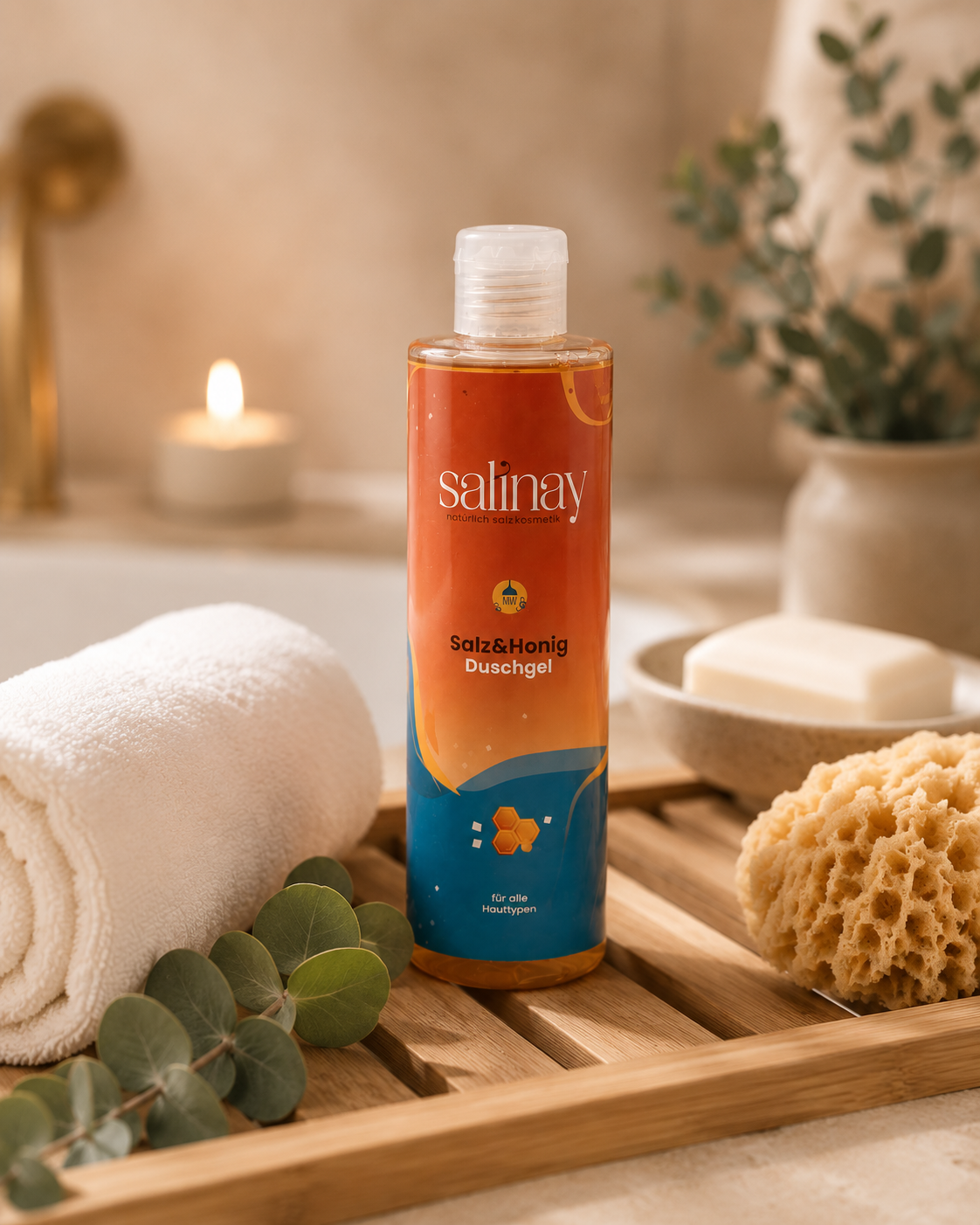 Salinay Salz & Honig Duschgel