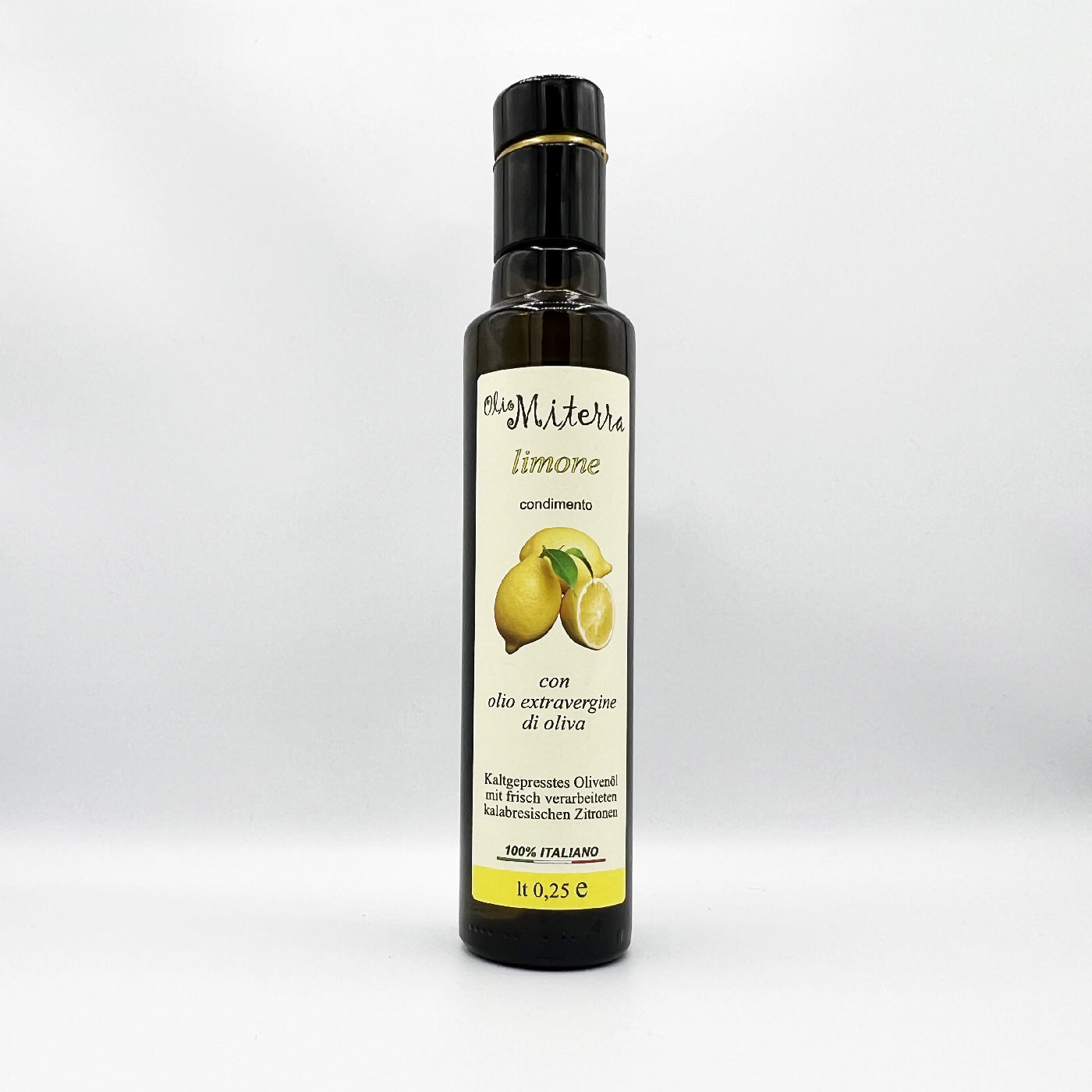 Italienisches Zitronen-Olivenöl 250ml von Olio Miterra