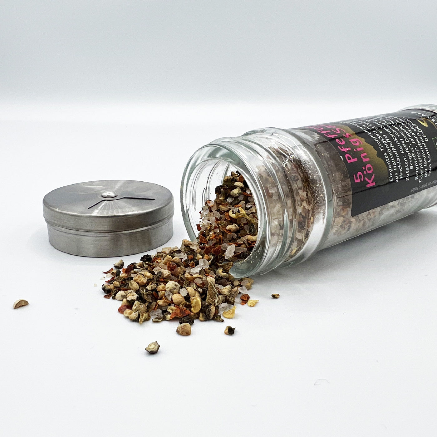 Pfeffer-Salz im Glas-Streuer 60g