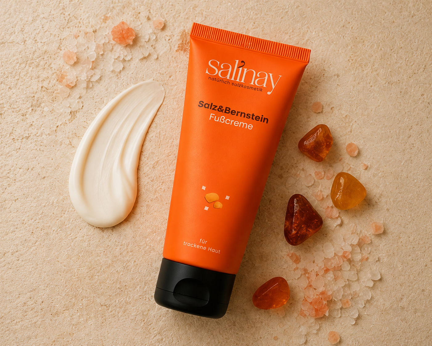 Salinay Salz & Bernstein Fußcreme
