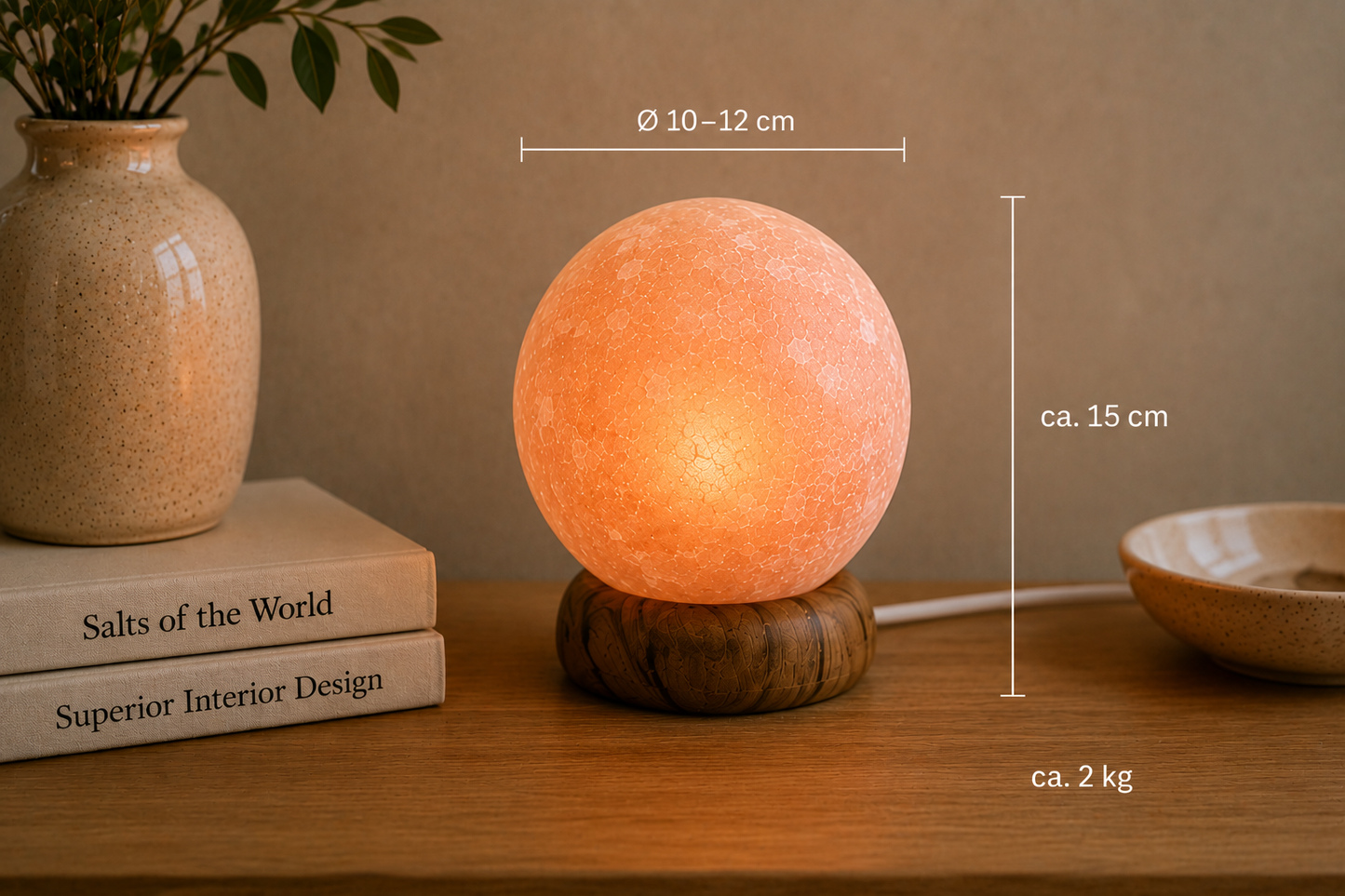 Salzlampe Planet