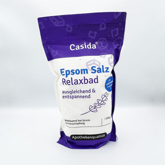 Epsom Salz Relaxbad mit Lavendel 1Kg